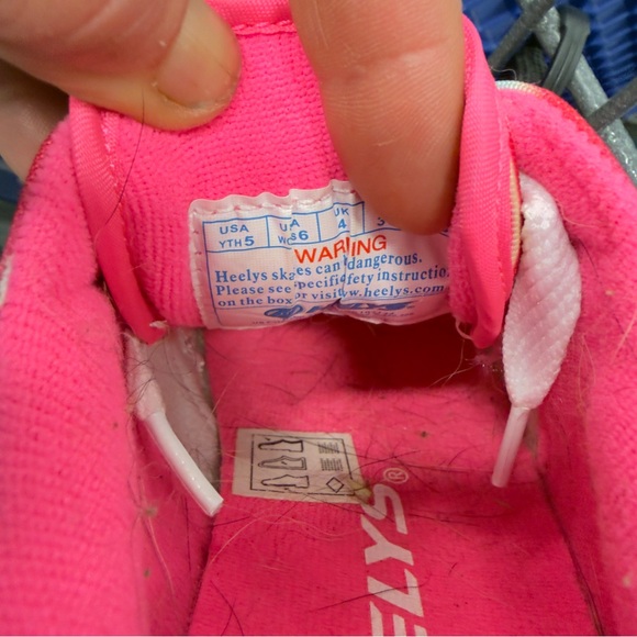 HEELYS girls youth size 5 like new skate shoes - Picture 5 of 5